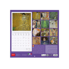 Calendario Legami 30x29 Pared Klimt Multiling&uuml;e 2027