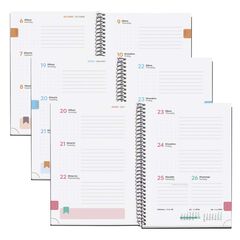 Agenda escolar Miquelrius Plus día/pág cat 2025-26 Blossom