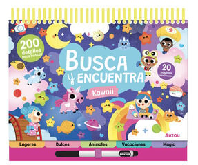 Espiral. Busca y encuentra Kawaii &iexcl;Juegos borrables para llev&aacute;rtelo a todas partes!