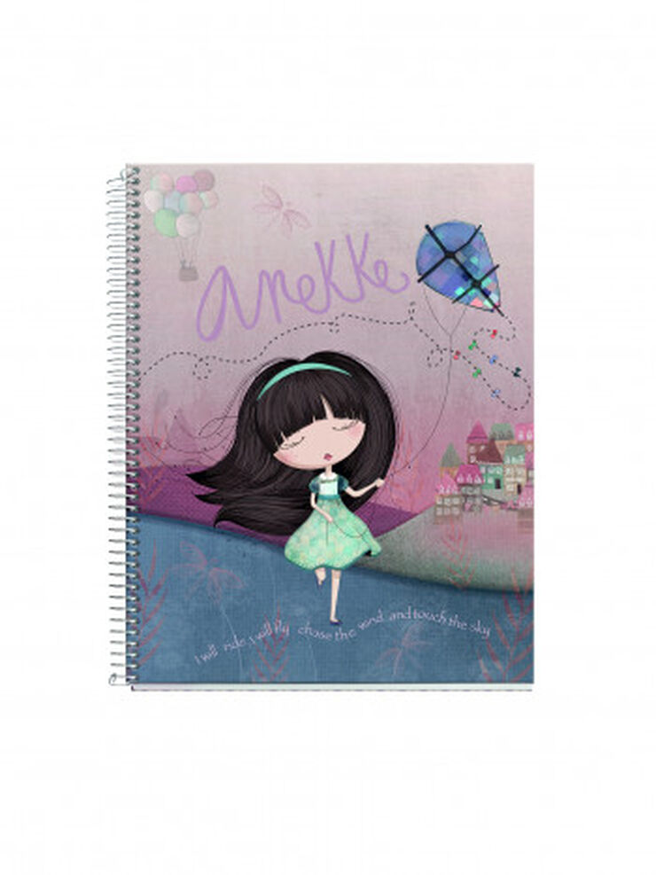 Cuaderno espiral Miquelrius Liberty Anekke A5 120F