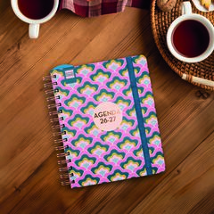 Agenda Finocam Magis Design 1/4 Sem/Vista Catal&aacute;n 2026-27 Lilac