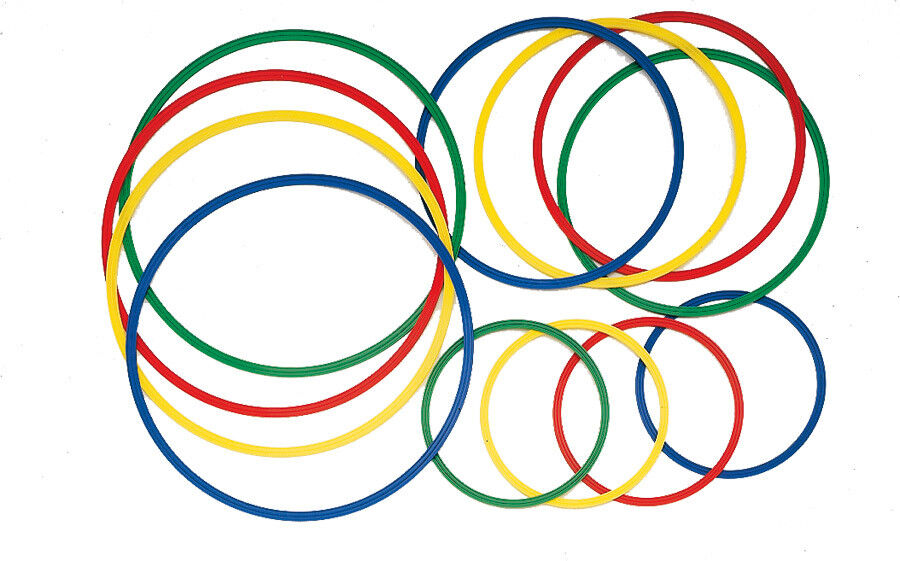 Aro de psicomotricidad 61 cm amarillo