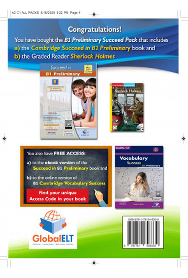 GLOB Succeed in B1 PET