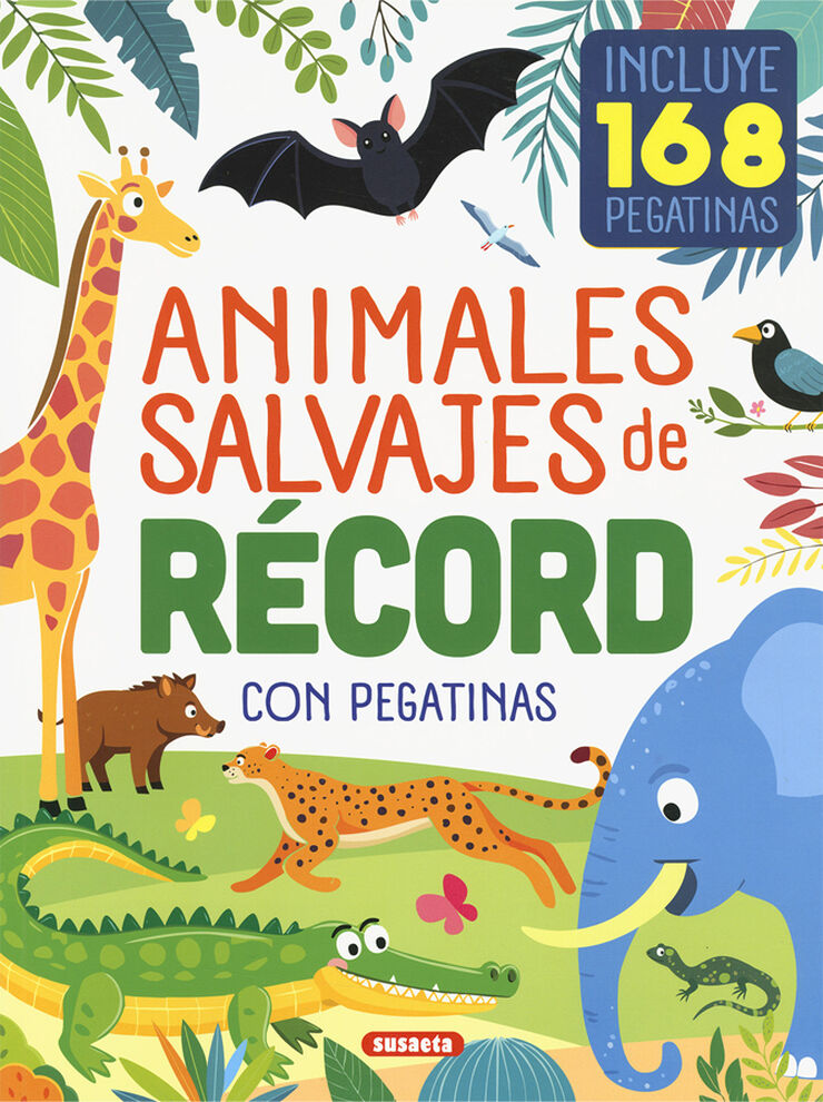 Animales salvajes de r&eacute;cord con pegatinas
