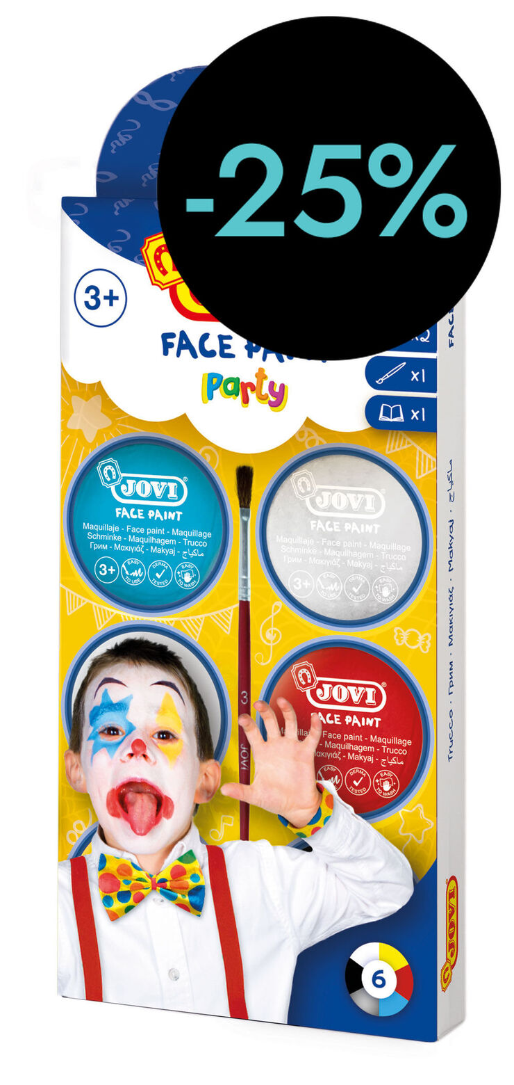 Maquillatge en crema Jovi Party 6 colors 8 ml