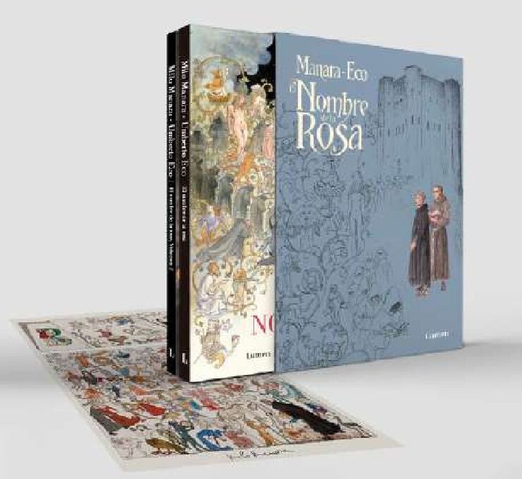Estuche El nombre de la rosa (novela gr&aacute;fica, vols. 1 y 2)