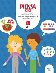 Libro. Piensa infinito. Matem&aacute;ticas. Metodolog&iacute;a Singapur. 1 Primaria
