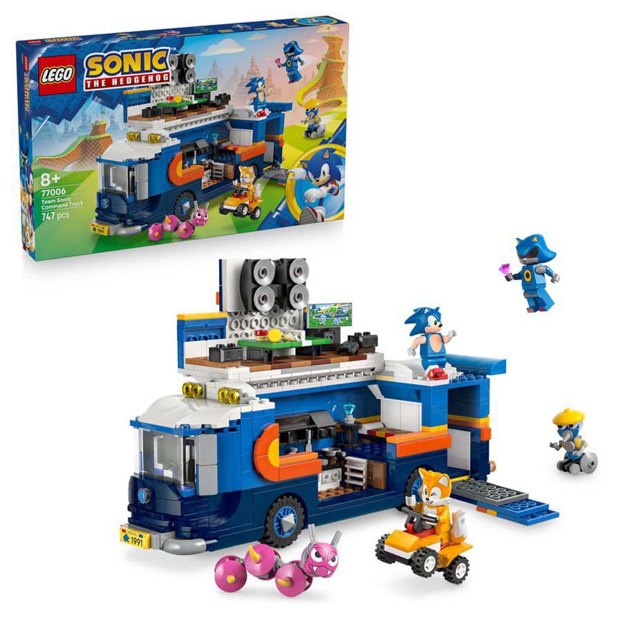 LEGO&reg; Sonic the Hedgehog&trade; Cami&oacute; d'Operacions de l&rsquo;Equip Sonic 77006