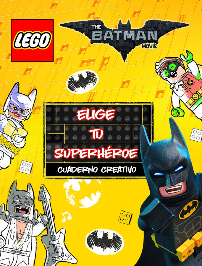 Lego Batman. Cuaderno creativo. Elige tu superh&eacute;roe