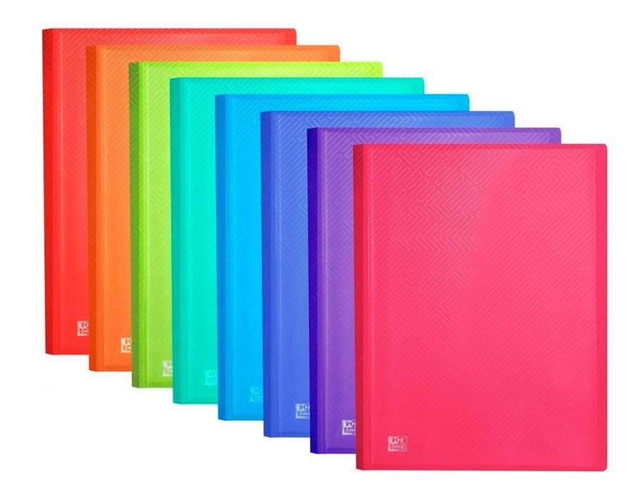 Carpeta 20 fundes A4 Oxford Urban colors assortit