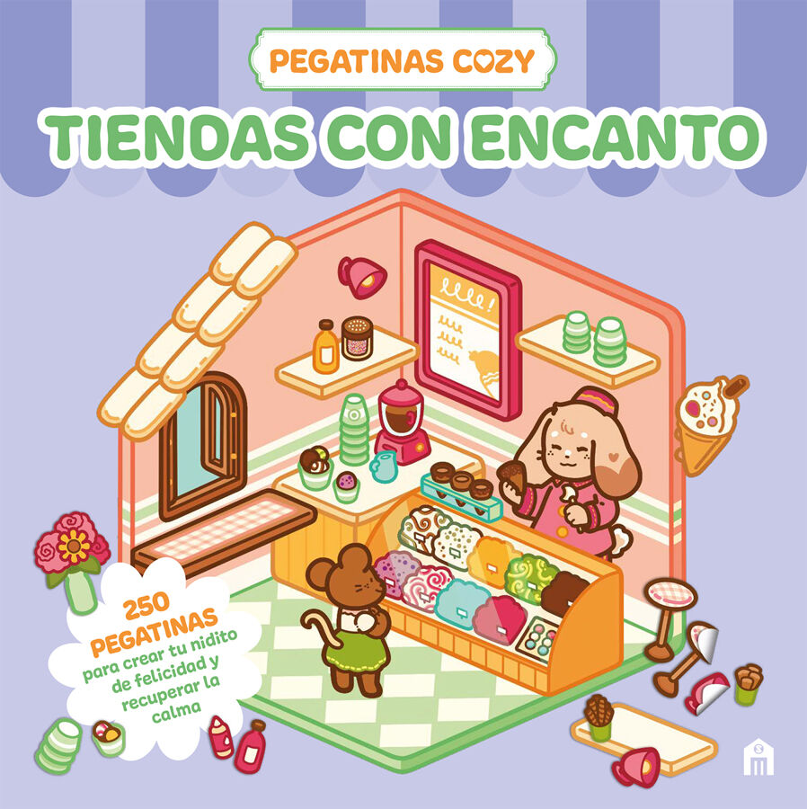 Pegatinas cozy. Tiendas con encanto