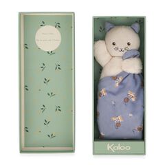 Manta Doudou &ndash; Gato Lila