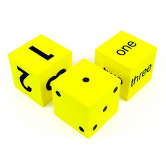 Dau 6 cares groc 3 unitats