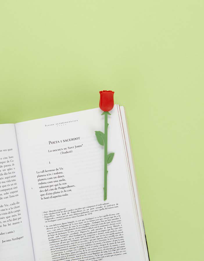 Punto de Libro Rosa Sant Jordi