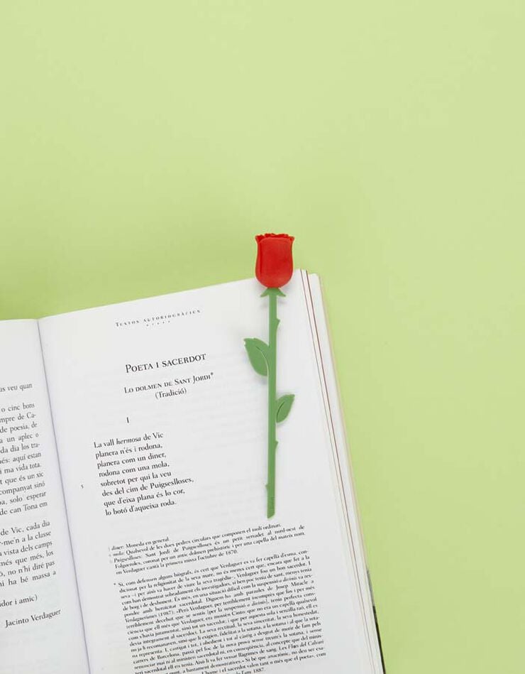 Punto de Libro Rosa Sant Jordi