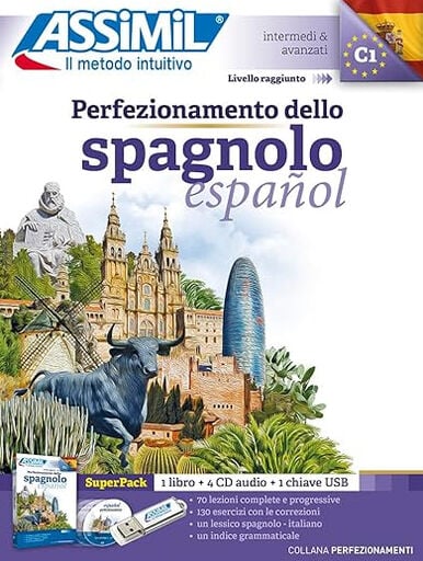 Perfezionamento dello spagnolo : super pack B2/C1 (base italiana)