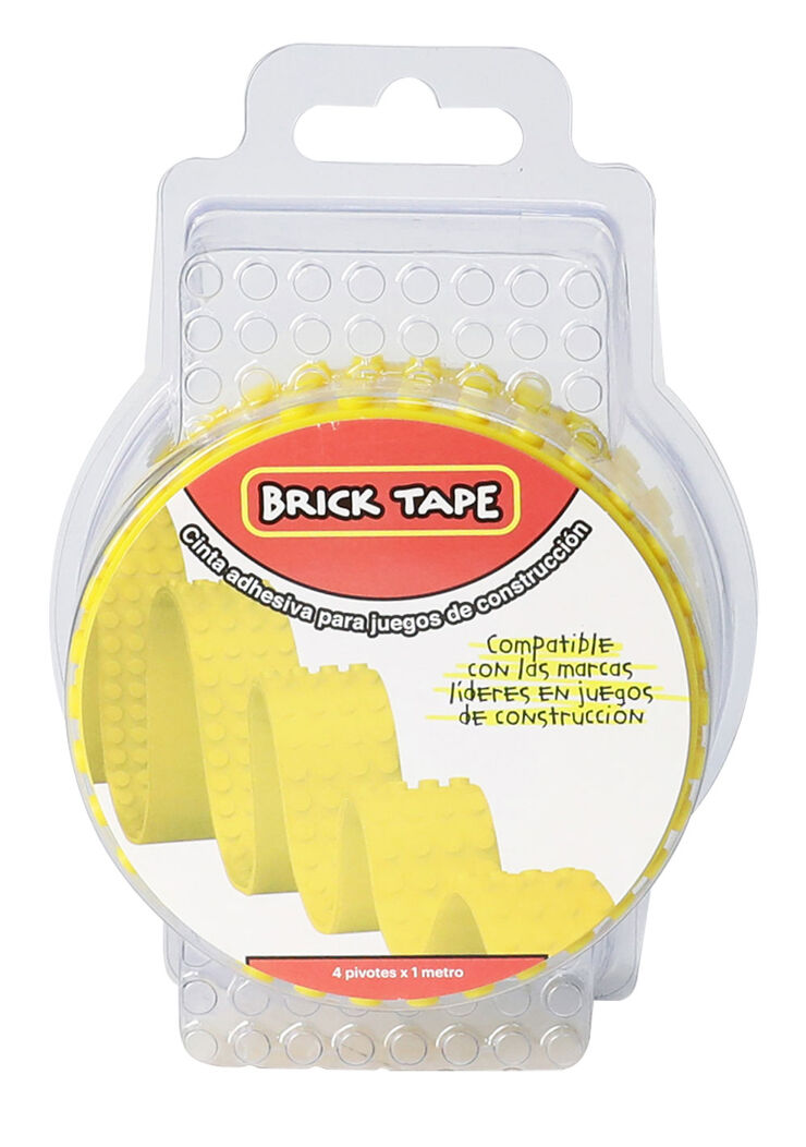 Brick Tape basic 4 pivotes 1000mm Amarillo