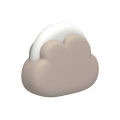Làmpada de Nit Cloudy sorra marfil