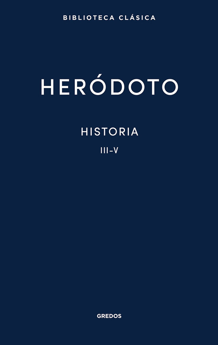 Historia. Libros III-V