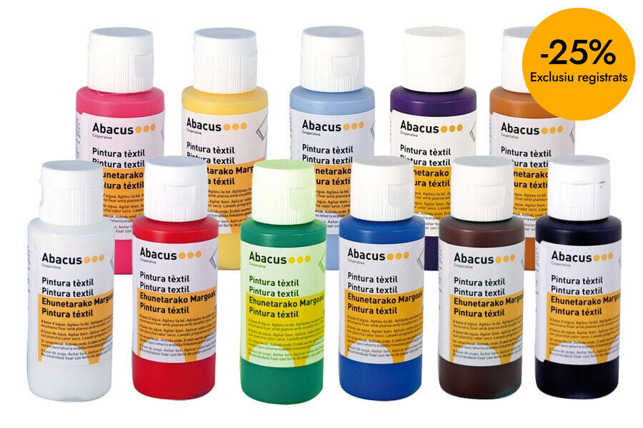 Pintura textil Abacus 60ml naranja