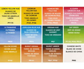 Acuarela Cotman Plus Winsor & Newton estuche bolsillo 12 colores