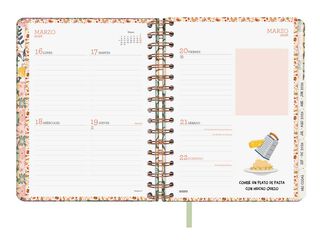 Agenda Finocam 16 meses Vitae 1/4 sem/vista cas 2025-26 verde