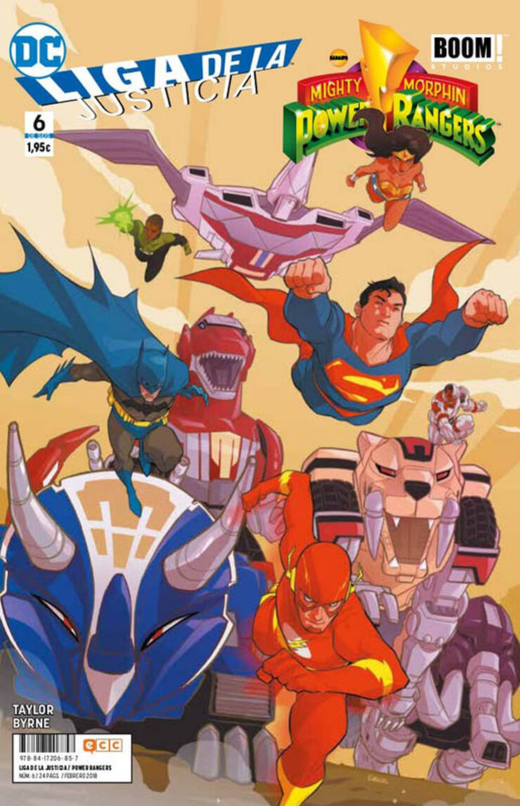 Liga de la Justicia/Power Rangers núm. 06