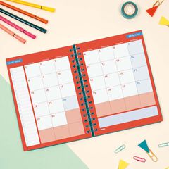 Agenda Finocam escolar Cosmo 1/4  sem/vista cat 2025-26 stars