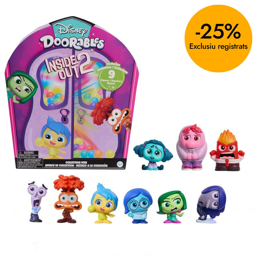 Doorables Inside Out 2 Figuras