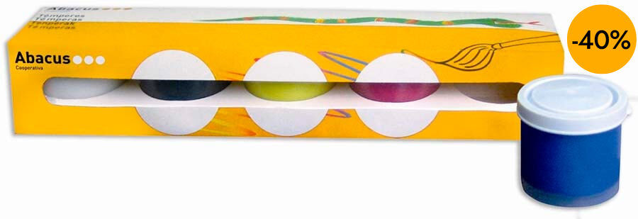 T&eacute;mpera Abacus 40 ml 5 colors