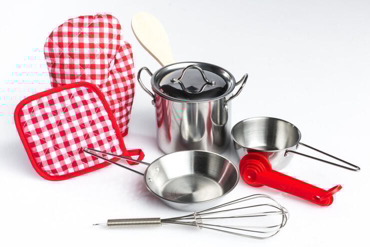 Utensilios cocina de metal