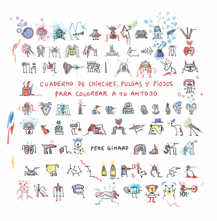 Cuaderno de chinches, pulgas y piojos para colorear a tu antojo