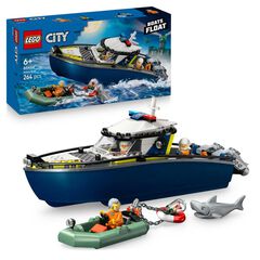 LEGO® City Persecución en Barco de Policía 60456