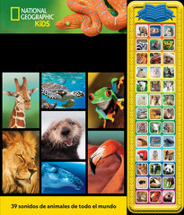 National Geographic Kids Tesoro de cuentos con sonidos Libro con 39 botones de sonidos y cuentos de animales de todo el mundo PI Kids