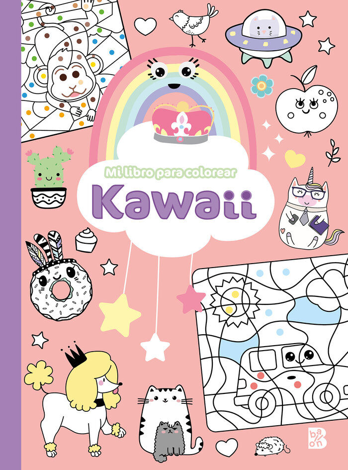 Kawaii mi libro para colorear