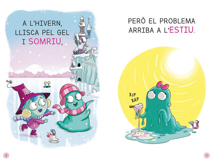 Aprendre a llegir a l'Escola de Monstres 10 - Dona'm gelat o l'hem liat