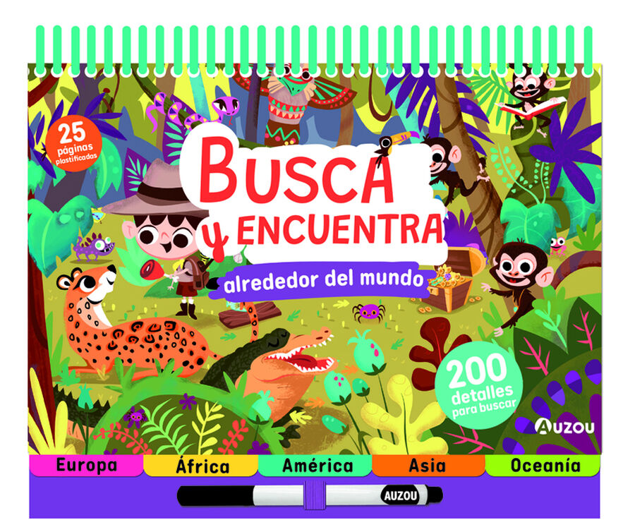 Espiral. Busca y encuentra alrededor del mundo