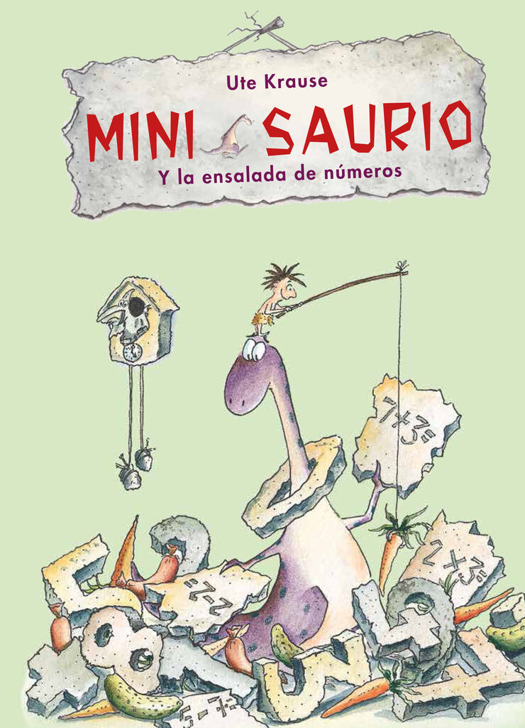 Mini Saurio y la ensalada de números