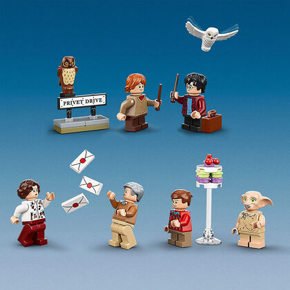 LEGO® Harry Potter Número 4 de Privet Drive Set amb Ford Anglia, Figura de Dobby i Família Dursley 75968
