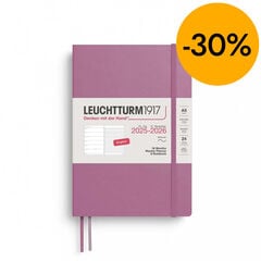 Agenda 18 meses Leuchtturm A5 sem/vista 2026 rosa