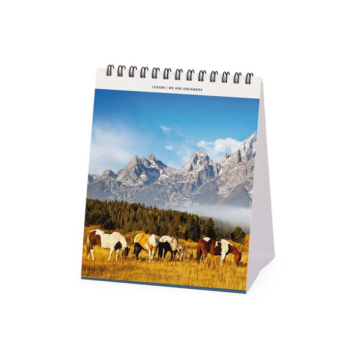 Calendari taula Legami 12X14 2024 Horses