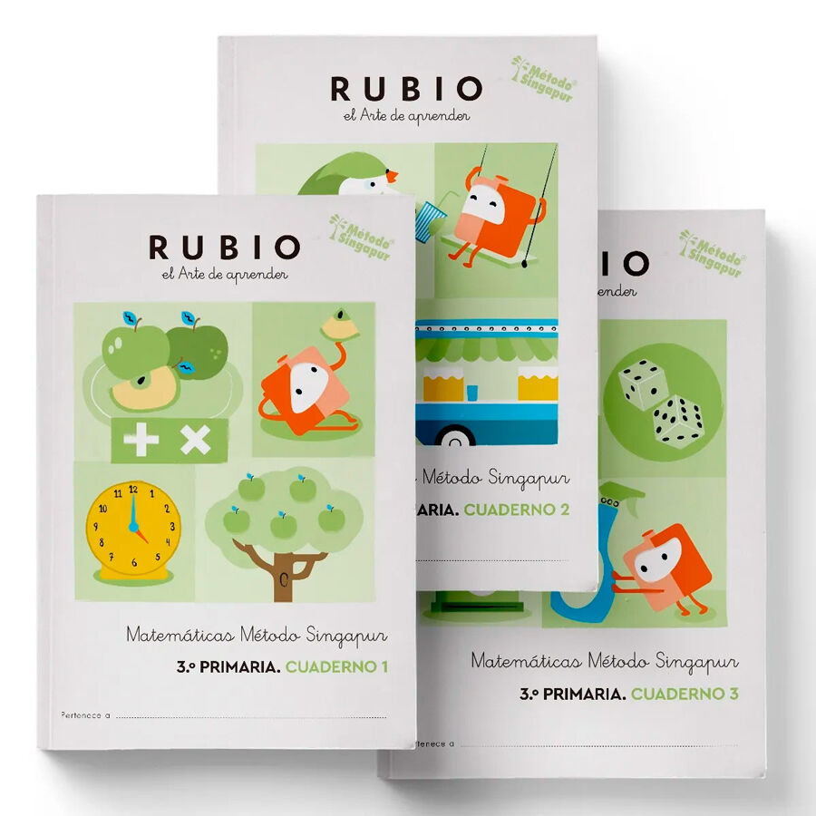 Pack Matem&aacute;ticas M&eacute;todo Singapur 3.&ordm; Primaria