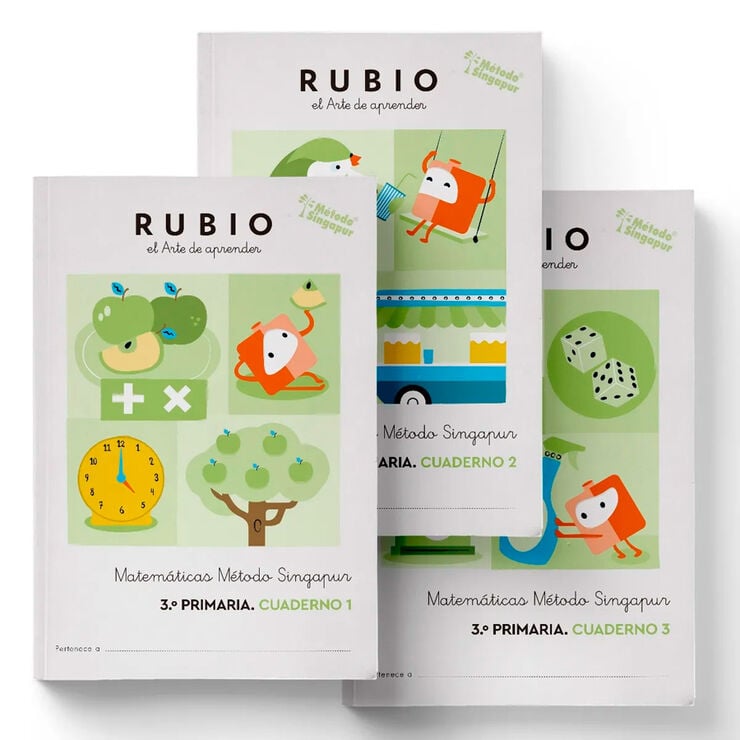 Pack Matemáticas Método Singapur 3.º Primaria