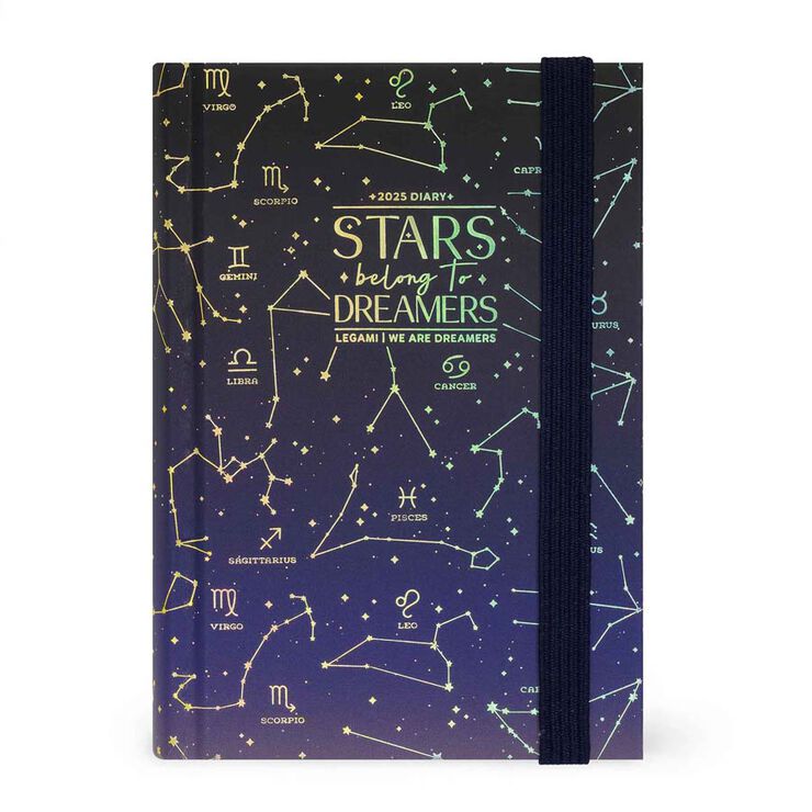 Agenda Legami Mini día/pág mult 2025 Stars