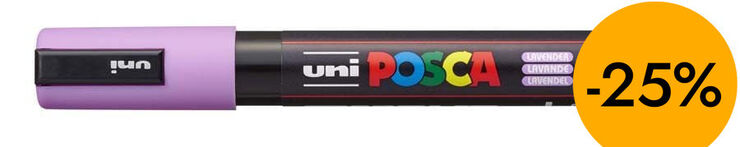 Rotulador Posca PC-5M 1,8-2,5mm lavanda