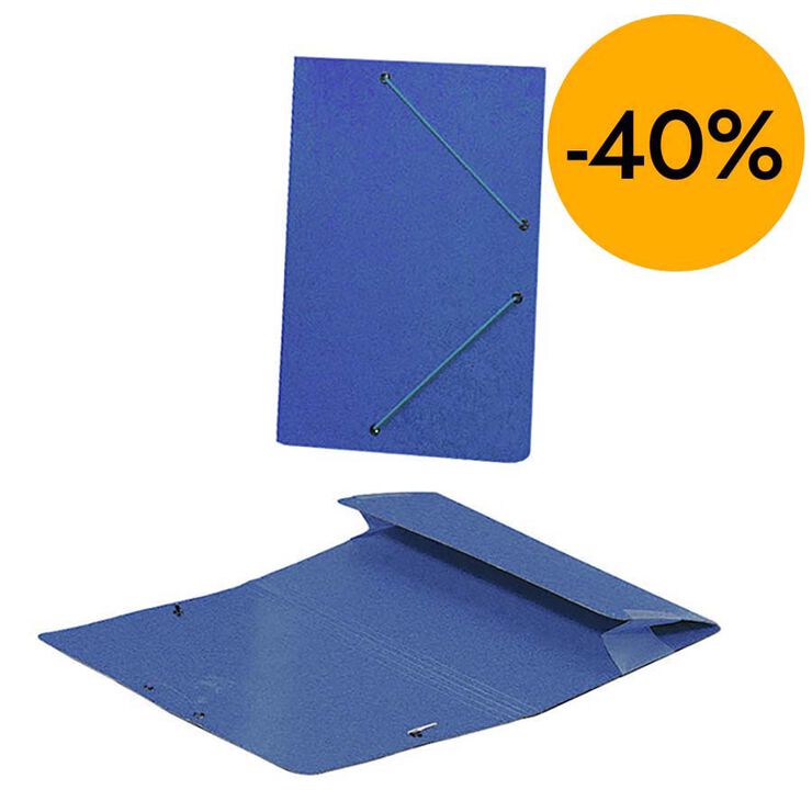 Carpeta gomas y bolsa Folio&nbsp;Senfort&nbsp;azul