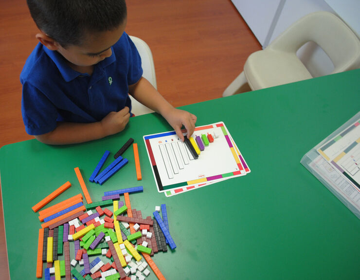 Tarjetas de actividades regletas