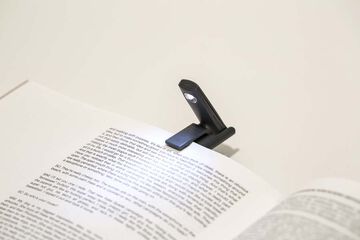 Mini luz para lectura Kikkerland Plegable Negro