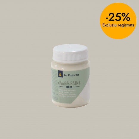 Pintura Chalk paint 75ml crema dol&ccedil;a