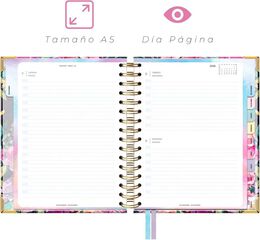 Agenda escolar Takenote A5 día/página mul 2025-26 Sophie